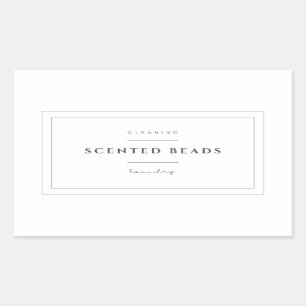 Wasserij Geurende Kralen Label Stickers