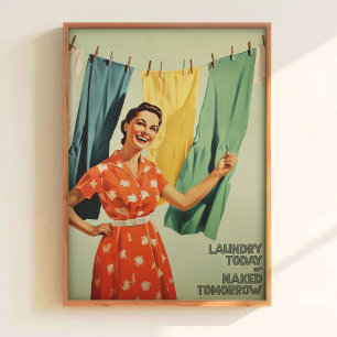 Wasserij Kamer Print Afdrukbare Wasserij Muur Kuns