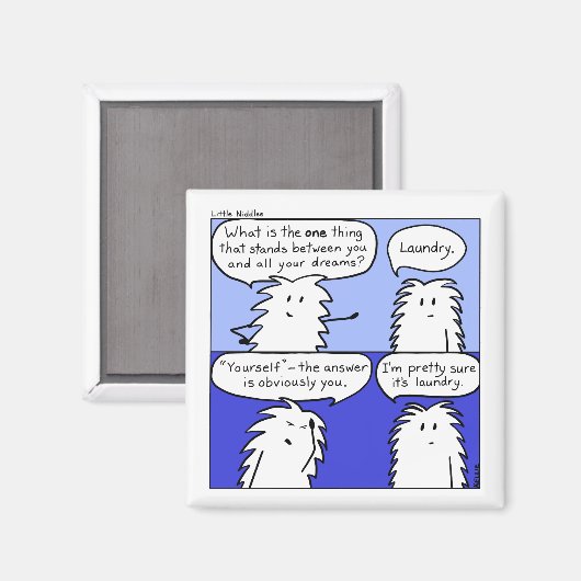 Wasserij Kleine Niddles Comic Magnet (Voorkant / Achterkant)