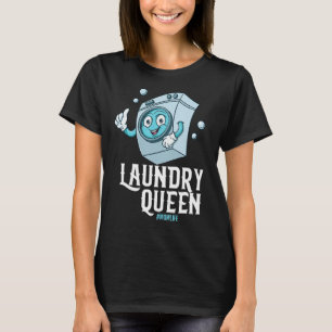 Wasserij Queen Schoonmaak Kleding Wasmachine Droge T-shirt
