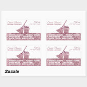 Wasserij Reiniging Wassen Janitorial Rechthoekige Sticker (Vel)