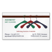 Wasserij stomerij magnetisch visitekaartje (Voorkant)