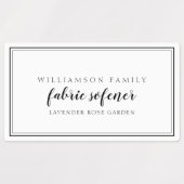 Wasserij Zwart & Wit Product Labels (Design 1)