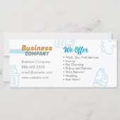 Wasserijdiensten Wasserette Dry Clean Gift Voucher (Achterkant)