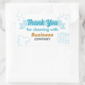 Wasserijdiensten Wasserette stomerijen Dank u Rechthoekige Sticker (Tas)