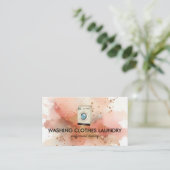 Wasserijkleding Waterverf Rosegold Visitekaartje (Staand voorkant)