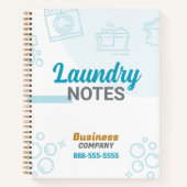 wasserijservice wasserette notitieboek (Voorkant)