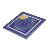 Wassermann 21. Januar bis 18. Februar Fotofliese Tegeltje (Zijkant)