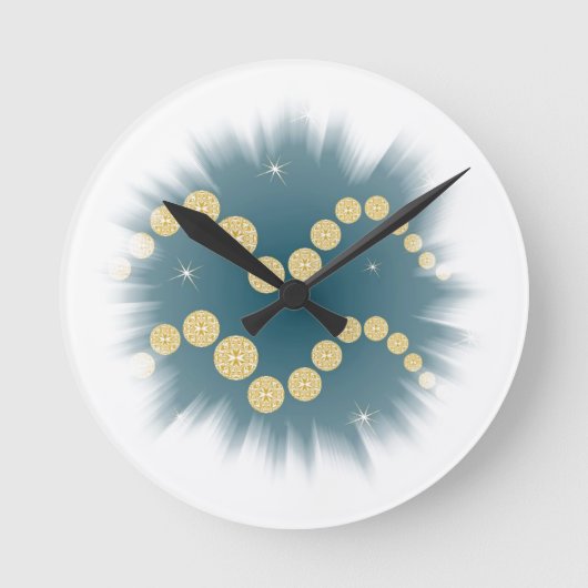 Wassermann 21. Januar bis 18. Februar Uhr Ronde Klok (Voorkant)