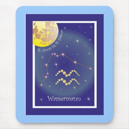 Wassermann 21. Januar bis 18. Muismat (Voorkant)