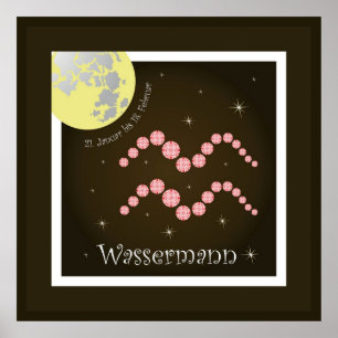 Wassermann 21. Januar bis 18. Poster van februari