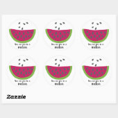 Wassermelone + Spruch - Sticker (Vel)