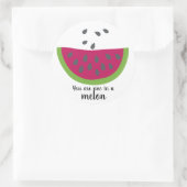 Wassermelone + Spruch - Sticker (Tas)