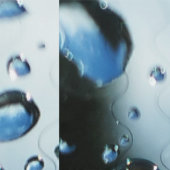 Wassertropfen Behang (Zoom)