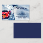 Wasservice Auto-binnenshuis details opschonen Visitekaartje (Voorkant / Achterkant)