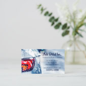 Wasservice Auto-binnenshuis details opschonen Visitekaartje (Staand voorkant)