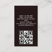 Wasservice Auto-binnenshuis details opschonen Visitekaartje (Achterkant)