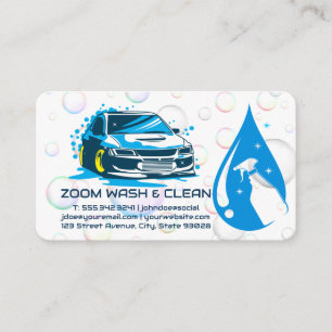 Wasservice Logo   Zeepbellen   Autoverzorging Visitekaartje