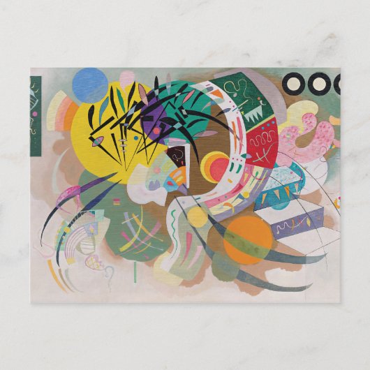 WASSIEEL KANDINSKY - Dominante curve Briefkaart (Voorkant)