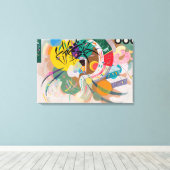 WASSIEEL KANDINSKY - Dominante curve Canvas Afdruk (Insitu (Houten vloer))