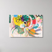 WASSIEEL KANDINSKY - Dominante curve Canvas Afdruk (Voorkant)