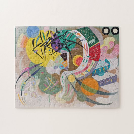 WASSIEEL KANDINSKY - Dominante curve Legpuzzel (Horizontaal)