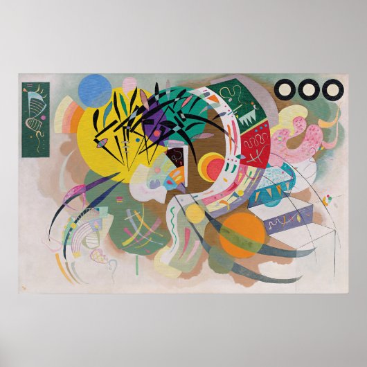 WASSIEEL KANDINSKY - Dominante curve Poster (Voorkant)