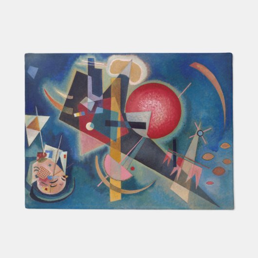 WASSIEEL KANDINSKY - in blauw Deurmat (Voorkant)
