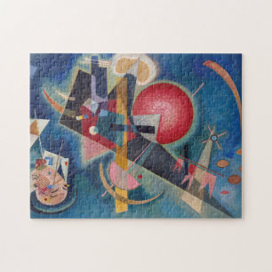 WASSIEEL KANDINSKY - in blauw Legpuzzel