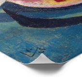 WASSIEEL KANDINSKY - in blauw Poster (Hoek)