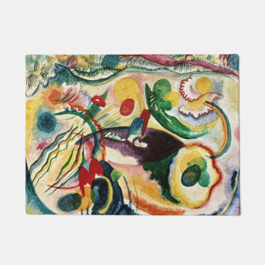 Wassily Kandinsk - The Theme of the Last Judgement Deurmat (Voorkant)