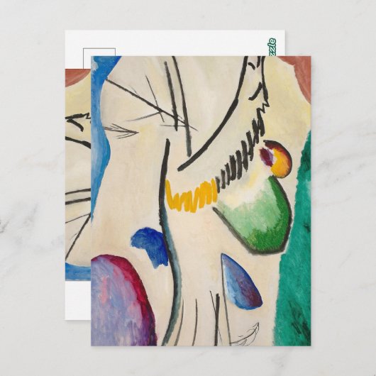 Wassily Kandinsky Abstract Artwork Briefkaart (Voorkant / Achterkant)