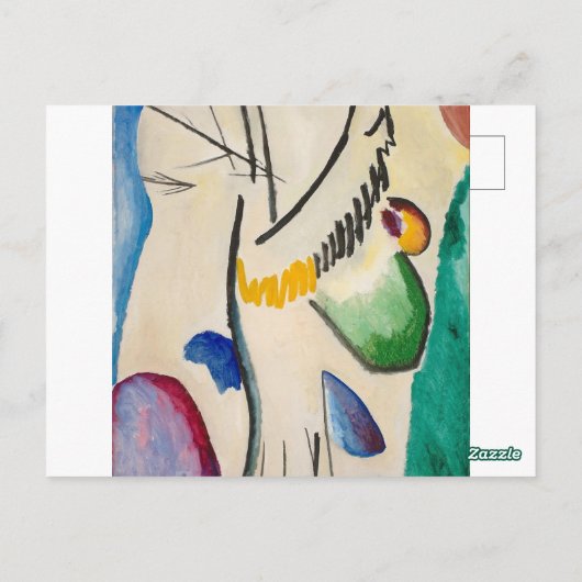 Wassily Kandinsky Abstract Artwork Briefkaart (Achterkant)