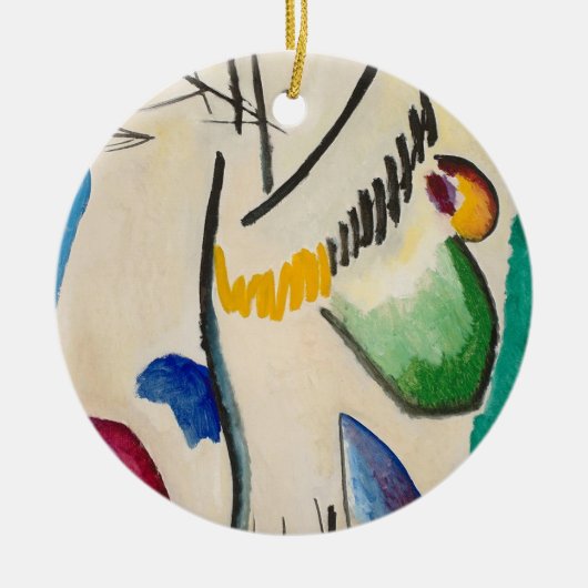 Wassily Kandinsky Abstract Artwork Keramisch Ornament (Voorkant)