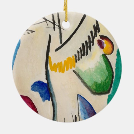 Wassily Kandinsky Abstract Artwork Keramisch Ornament (Achterkant)