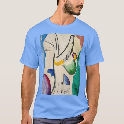 Wassily Kandinsky Abstract Artwork T-shirt (Voorkant)