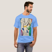 Wassily Kandinsky Abstract Artwork T-shirt (Voorkant volledig)