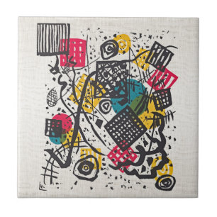 Wassily Kandinsky Abstract Keramische Wandtegel Tegeltje