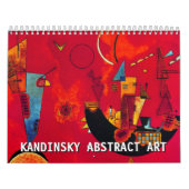 Wassily Kandinsky Abstracte kunst Kalender (Hoes)