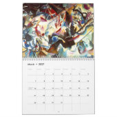 Wassily Kandinsky Abstracte kunst Kalender (Mar 2027)