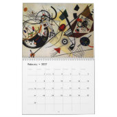 Wassily Kandinsky Abstracte kunst Kalender (Feb 2027)