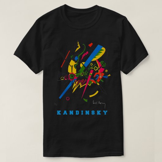 Wassily Kandinsky Abstracte Kunst Kleine Werelden  T-shirt (Design voorkant)