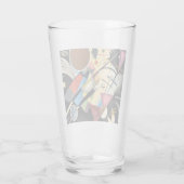 Wassily Kandinsky Accompagnement en noir Glas (Achterkant)