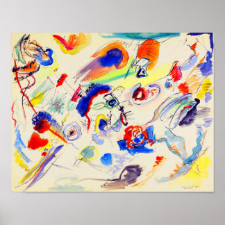 Wassily Kandinsky Aquarel Abstract Poster