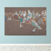 Wassily Kandinsky - Arab cavalry  Canvas Afdruk (Insitu (Houten vloer))