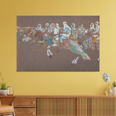 Wassily Kandinsky - Arab cavalry  Canvas Afdruk (Insitu (Woonkamer))