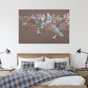 Wassily Kandinsky - Arabisch cavalerie Canvas Afdruk