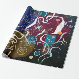 Wassily Kandinsky - Beweging Eén Abstracte Kunst Cadeaupapier