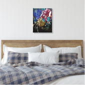 Wassily Kandinsky - Beweging één Abstracte Kunst Canvas Afdruk (Insitu (Slaapkamer))