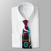 Wassily Kandinsky - Beweging één Abstracte Kunst Stropdas (Gebonden)